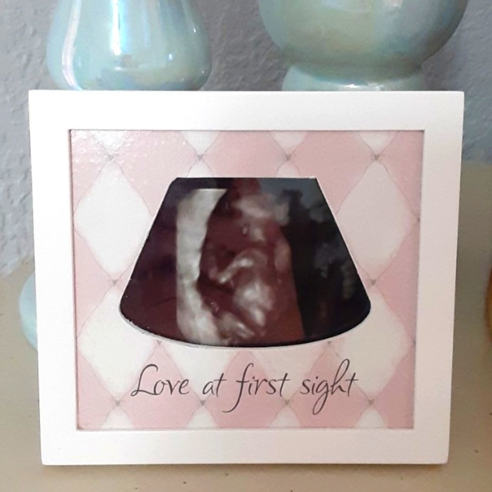 Baby girl picture frame 5.59×5.08 inches!